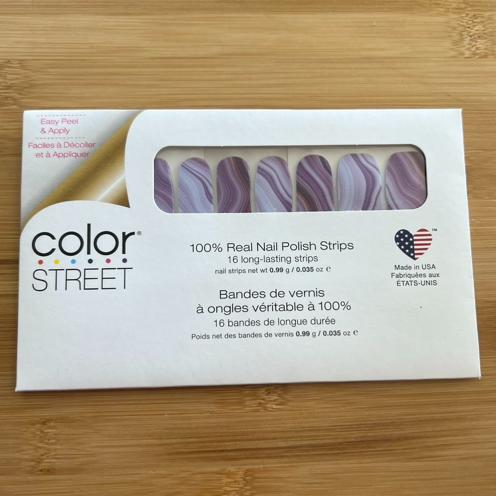 NWT Color Street Ultraviolet Agate Nail Strips